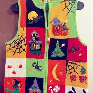 Cutest Halloween vest ever! Size Medium